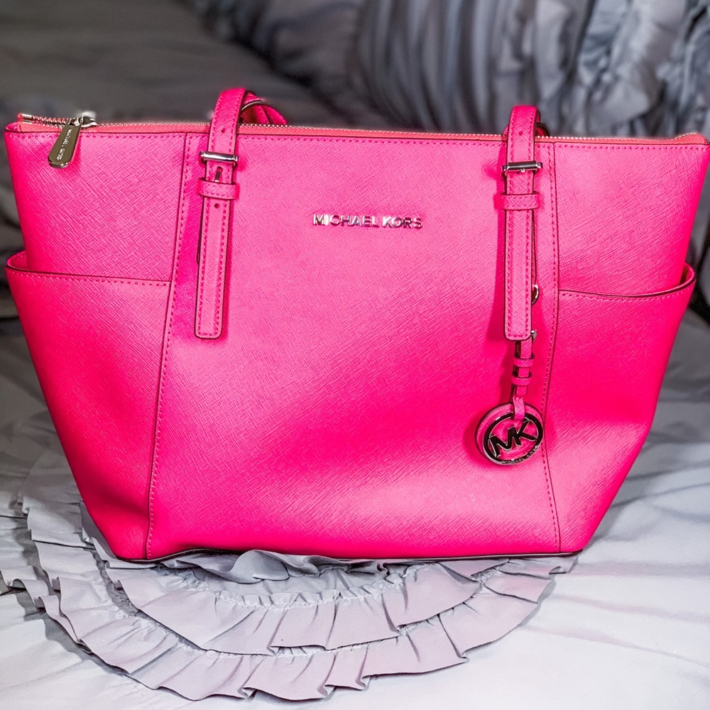 Pink Michael Kors Shoulder Bag - Like New!